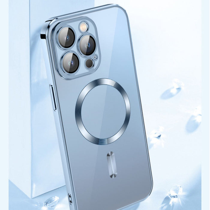 Wozinsky Electroplated Magsafe case for Samsung Galaxy S24 FE - black