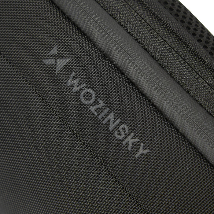 Wozinsky Premium Single Shoulder Anti-Theft City Backpack with Organizer and USB - Black