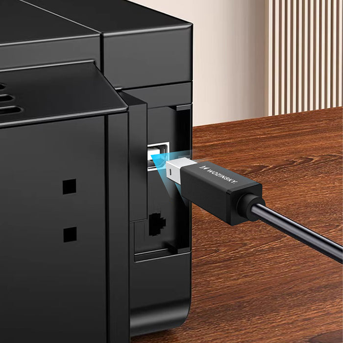 Wozinsky WKDDY2S USB-B - USB-C Cable 2m - Black