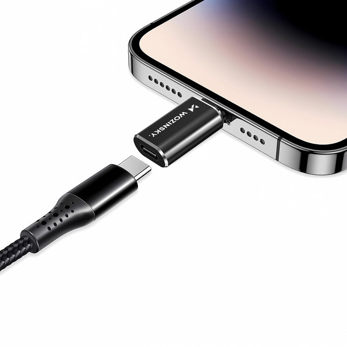 Wozinsky WALC-01 Lightning to USB-C Adapter - Black