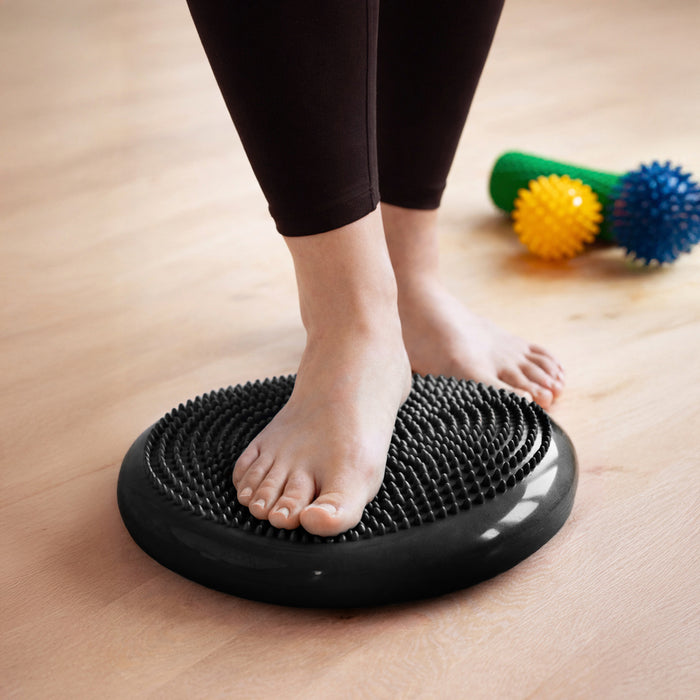 Wozinsky WPSD-02 sensory cushion for rehabilitation hedgehog - black