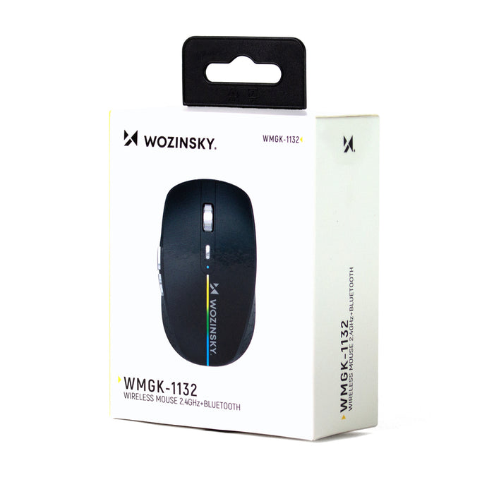 Wozinsky WMGK-1134 Ergonomic Wireless Mouse - Black
