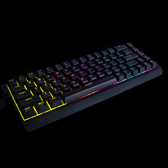 Wozinsky WKGP-1165 Mechanical Gaming Keyboard with RGB Backlight - Black