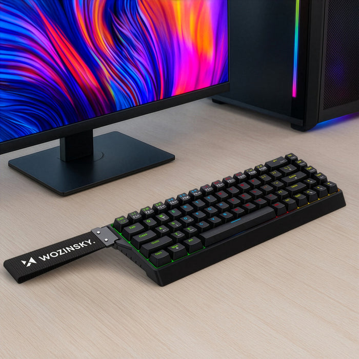 Wozinsky WKGP-1165 Mechanical Gaming Keyboard with RGB Backlight - Black