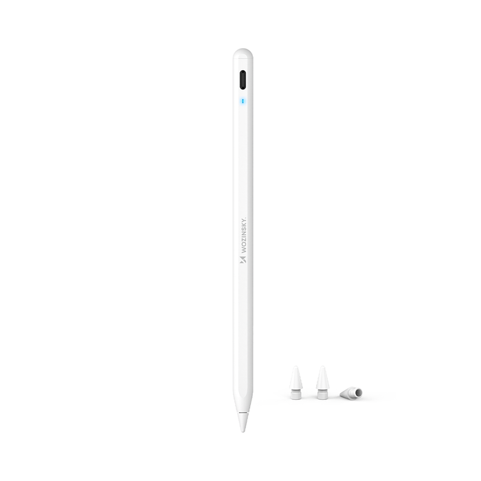 Wozinsky WRA-08 Stylus for iPad USB-C Fast Charging - White