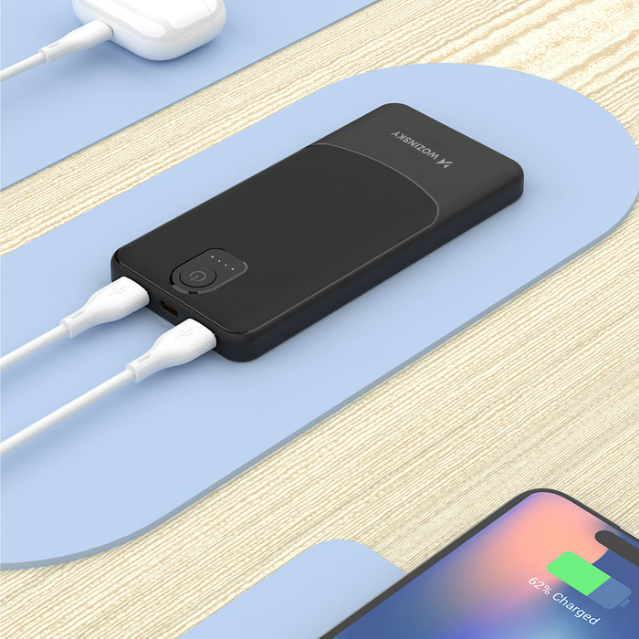 Wozinsky Wpower WPBBK-2 10000mAh Power Bank - Black