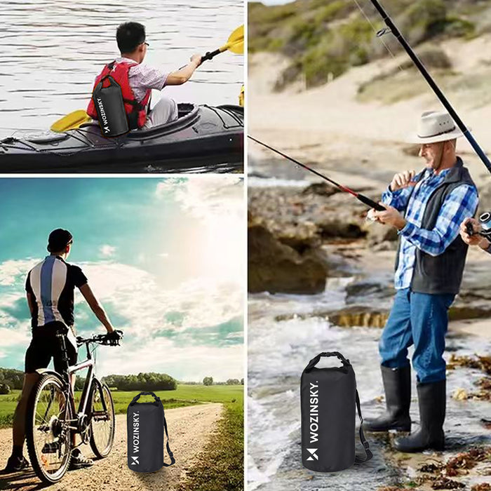Wozinsky WWK-30 waterproof bag for 30l sup kayak - black