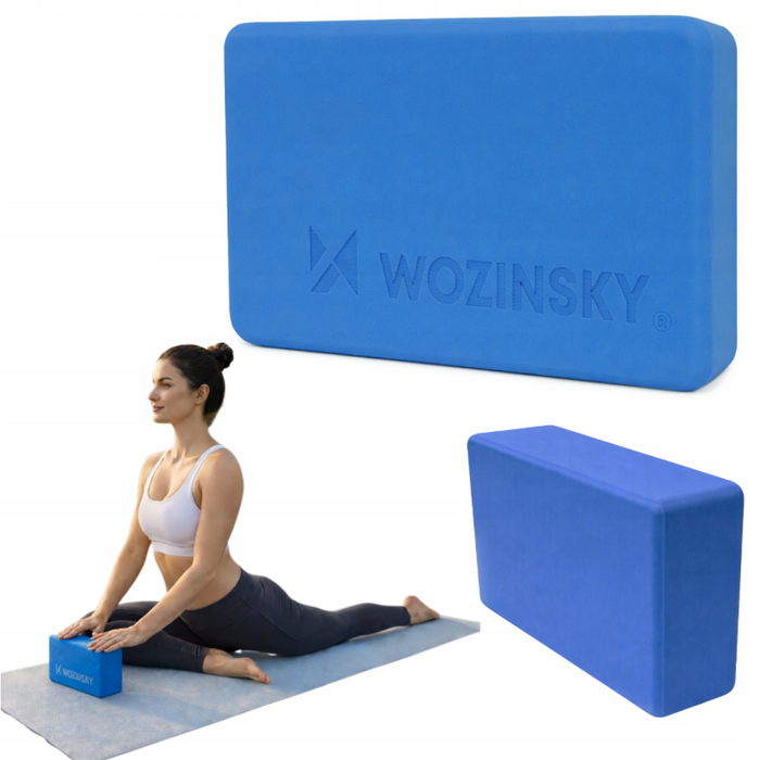 Wozinsky WKDJ-B1 Yoga Cube for Pilates and Stretching Exercises - Blue
