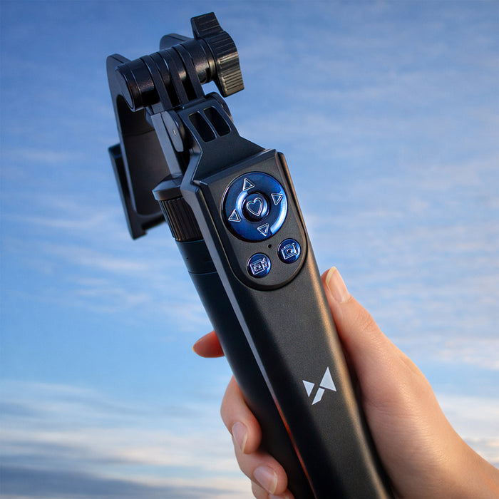Selfie stick Wozinsky WC1Y70S telescopic tripod 1.7m with phone holder - black