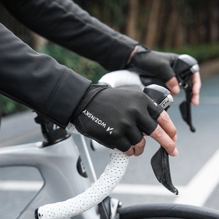 Wozinsky WRR-01L cycling gloves size L - black