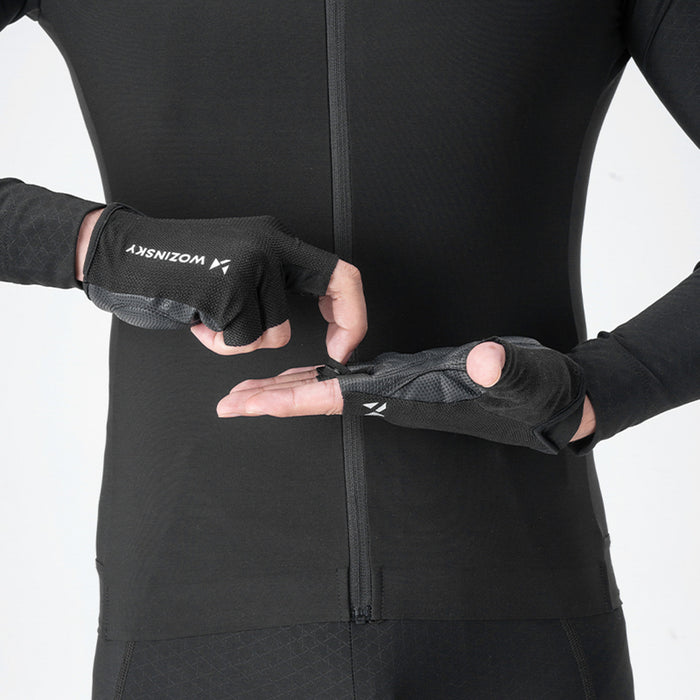 Wozinsky WRR-01L cycling gloves size L - black
