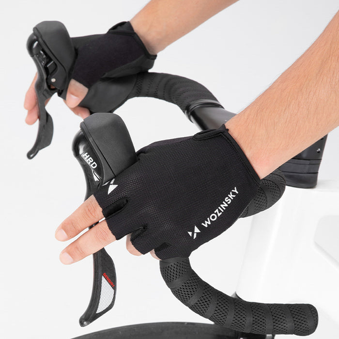 Wozinsky WRR-01L cycling gloves size L - black