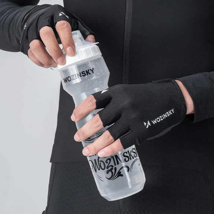 Wozinsky WRR-01M cycling gloves size M - black
