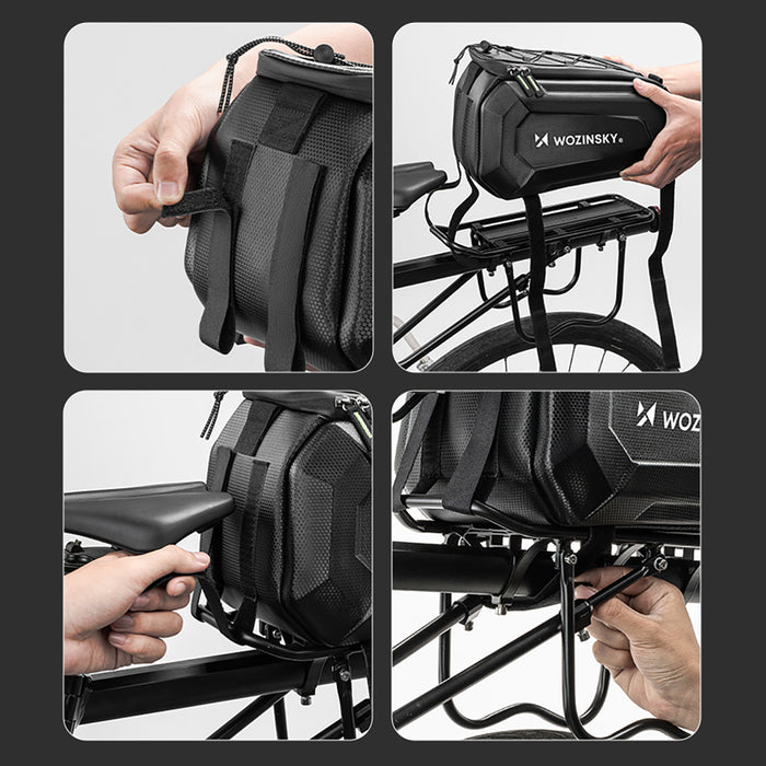 Wozinsky WSR-01B Bicycle Pannier for Trunk 9l - Black