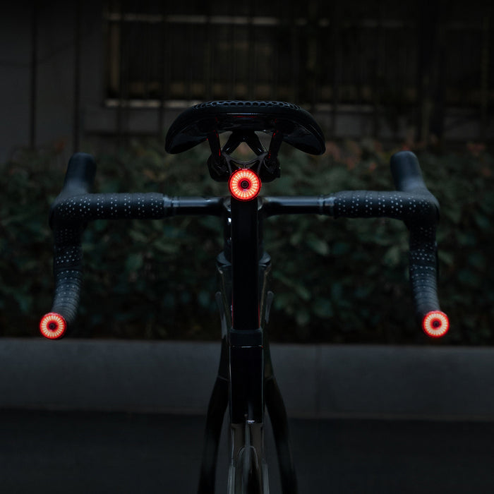 Wozinsky WIS-02 Waterproof Smart Tail Light 1pc - Black