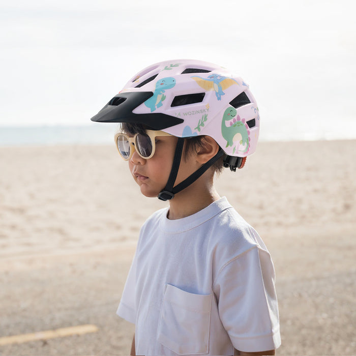 Wozinsky Children's MTB Bike Helmet with Detachable Visor XS - Pink