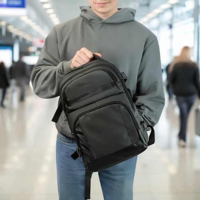 Wozinsky WPW-20L Travel Backpack with Laptop Pocket 40x20x25 cm for the Luggage Hold - Black