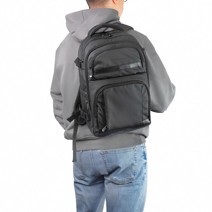 Wozinsky WPW-20L Backpack with Laptop Pocket for 15" Travel 40x20x25 cm for Hand Luggage - Black