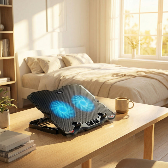 Wozinsky WDCX-015 StormPad RGB Gaming Cooling Laptop Stand - Black
