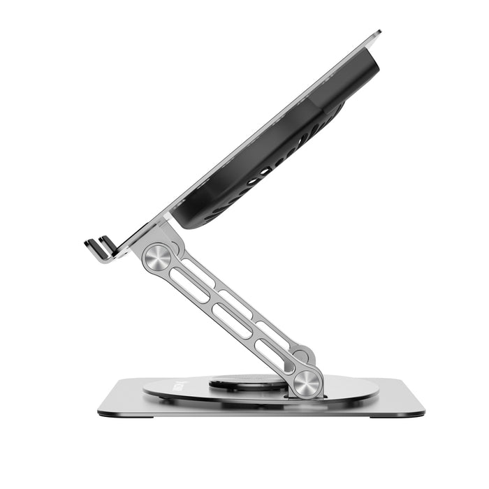 Wozinsky WDCX-X16-AS CoolBase RGB 360° cooling stand for laptop and tablet - silver