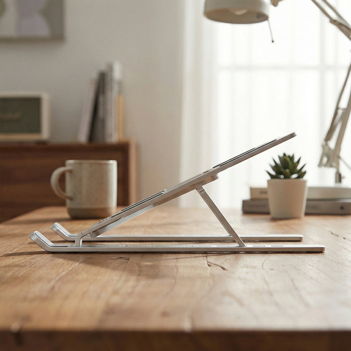 Wozinsky WDCX-X8S Foldable Adjustable Laptop Stand - Silver