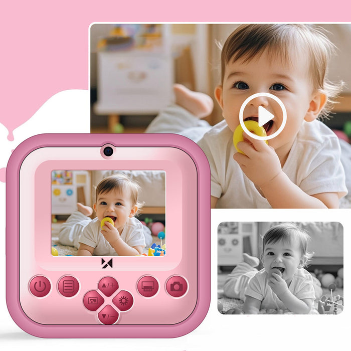 Wozinsky WDT-03 Thermal Printer Camera for Kids - Pink