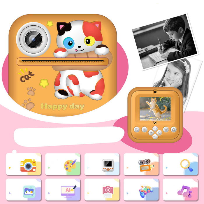 Wozinsky WDT-05 Thermal Printer Camera for Kids - Orange