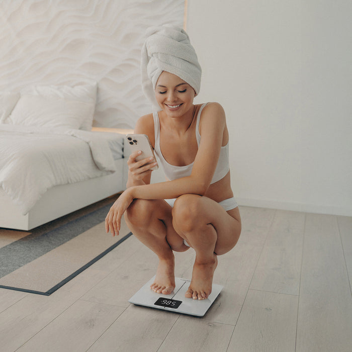 Wozinsky WIWL-180 Smart Bluetooth Bathroom Scale - White