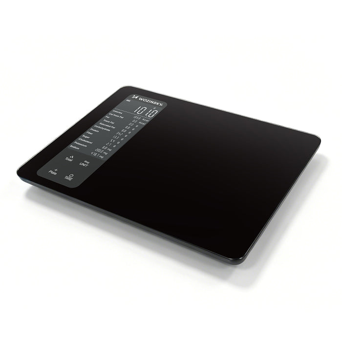 Wozinsky WIK-16 Smart Kitchen Scale with Digital Display, Bluetooth App - Black