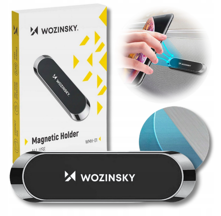 Wozinsky magnetic dashboard mount, black (WMH-01)