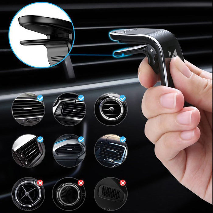Wozinsky Magnetic Phone Holder for Air Vent - Black