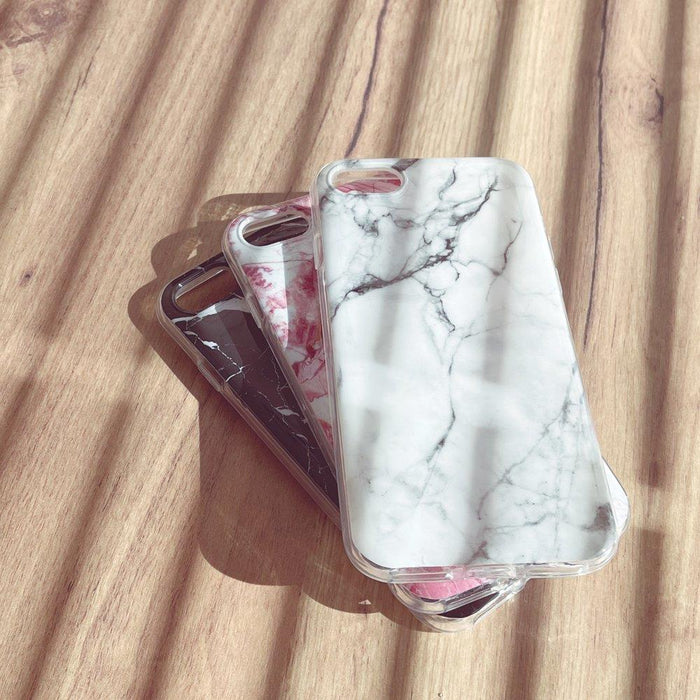 Wozinsky Marble TPU case cover for Xiaomi Mi Note 10 Lite white