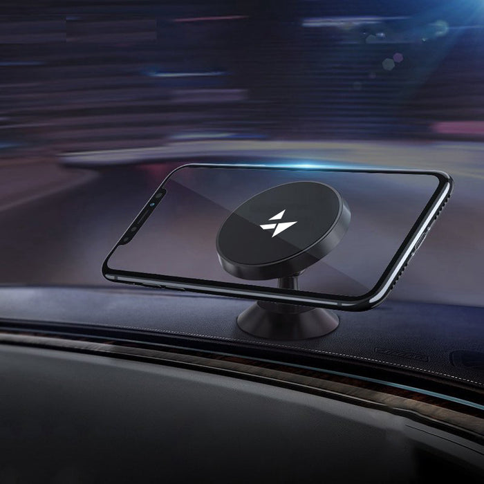 Wozinsky Magnetic Car Mount for Dashboard 360 Self-Adhesive Black (WMH-05)