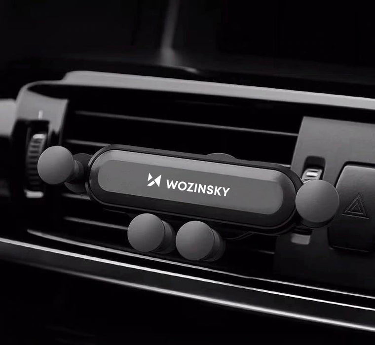 Wozinsky gravity car phone holder for air vent black (WCH-05)