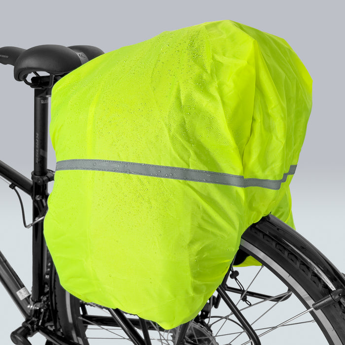 Wozinsky large bike rack bag 35l + rain cover black (WBB19BK)