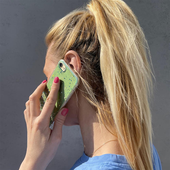 Wozinsky Star Glitter Shining Cover for Xiaomi Redmi K40 Pro+ / K40 Pro / K40 / Poco F3 green