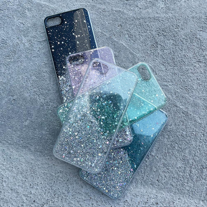 Wozinsky Star Glitter Shining Cover for Xiaomi Redmi K40 Pro+ / K40 Pro / K40 / Poco F3 green