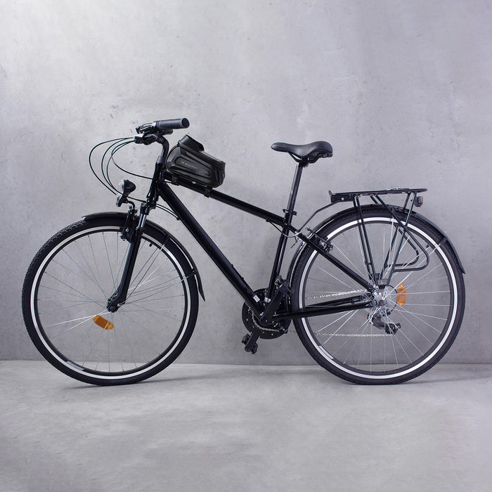 Wozinsky Bike Frame Bag with Phone Case 1.7L Black (WBB28BK)