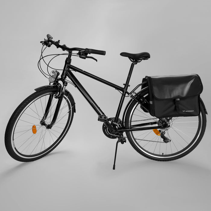 Wozinsky Double Bike Pannier for Trunk 28L Black (WBB34BK)