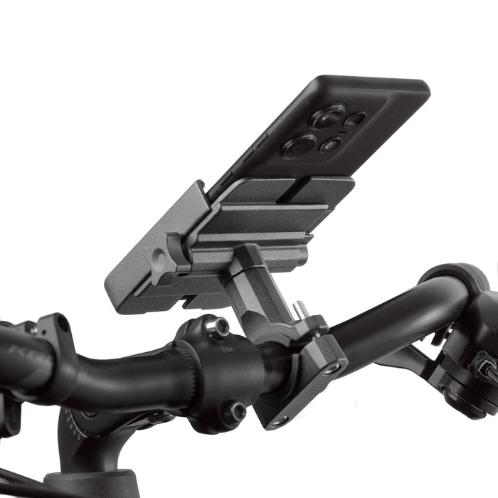 Wozinsky metal bicycle phone holder, scooters black (WBHBK3)