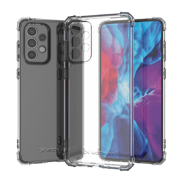 Wozinsky Anti Shock Armored Case for Samsung Galaxy A73 transparent