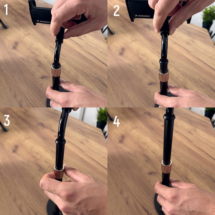 Wozinsky Tablet and Phone Desk Stand Black (WTHBK4)