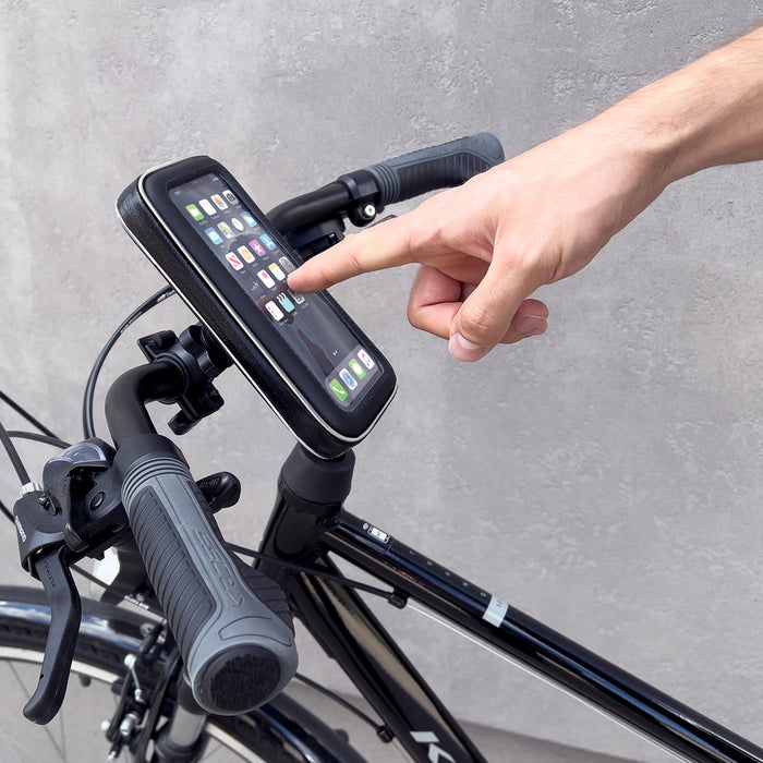 Wozinsky phone holder for bike, motorcycle, scooter black (WBHBK7)
