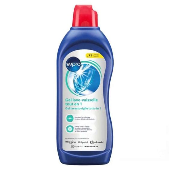Detergent gel for dishwashers WPRO All-in-one 750 ml