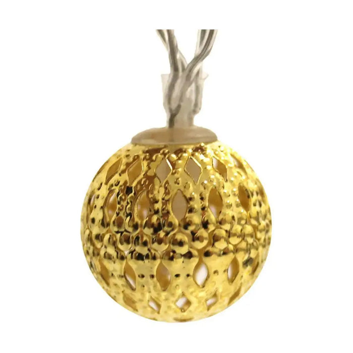 Wreath of LED Lights Decorative Lighting Gold - LED Осветление<<<Декорация и Осветление<<<Дом Градина<<<BigBuy