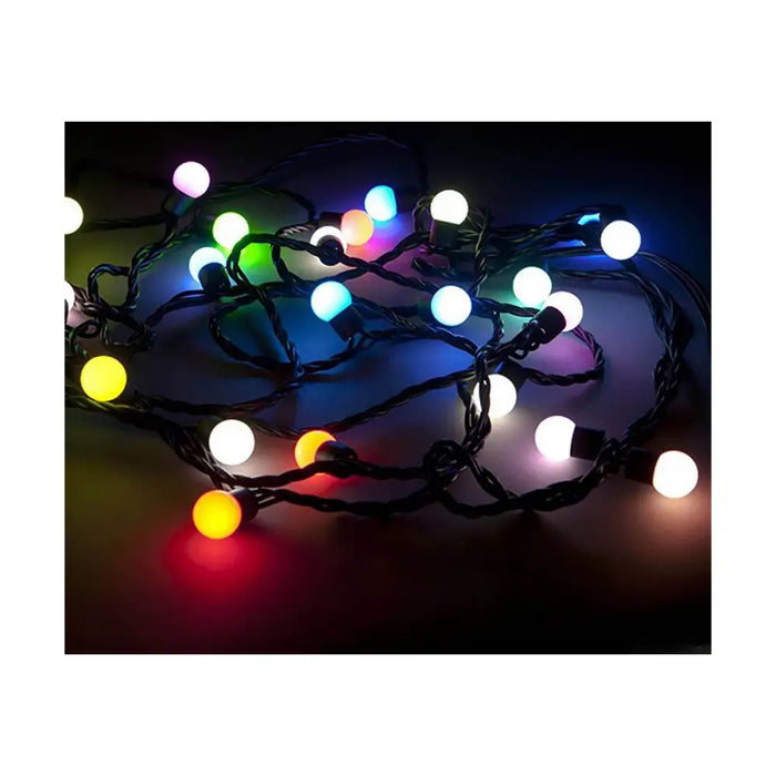 Wreath of LED Lights Decorative Lighting Multicolour (2,3 m) - Декорация и Осветление<<<Дом Градина<<<BigBuy&&&LED