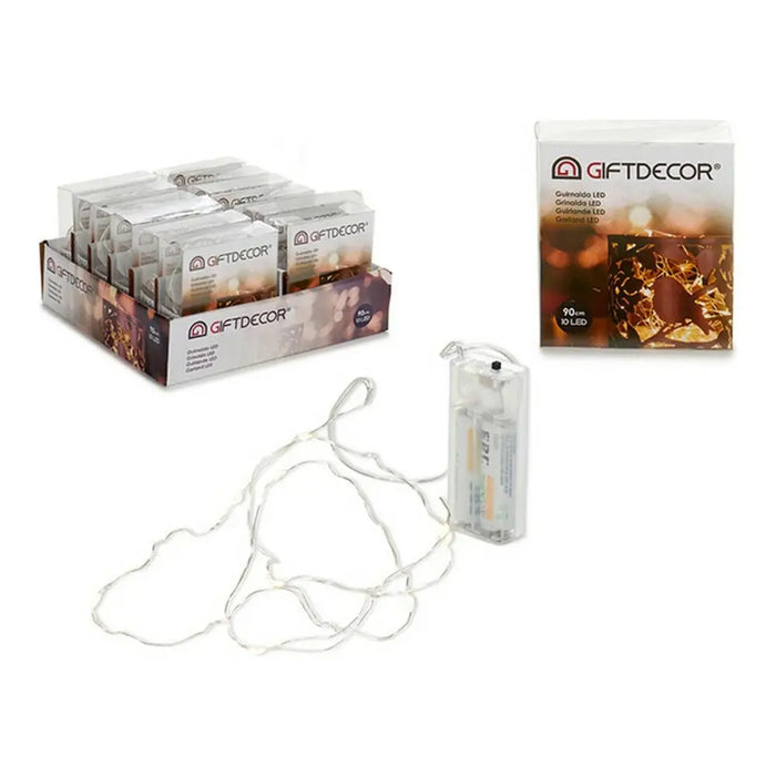 Wreath of LED Lights Gift Decor Transparent - Декорация и Осветление<<<Дом Градина<<<BigBuy&&&LED