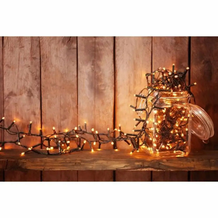 Wreath of LED Lights Lumisky YOGY SOLAR WARM 400 LEDS Black noir 1 W - Декорация и Осветление<<<Дом