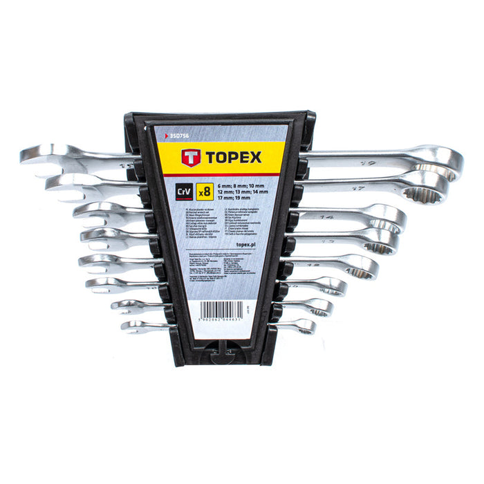 WRENCH SET 8 PCS. TOPEX - Гаечни ключове<<<Ръчни инструменти<<<Инструменти и железария<<<Praktiker&&&Гаечни