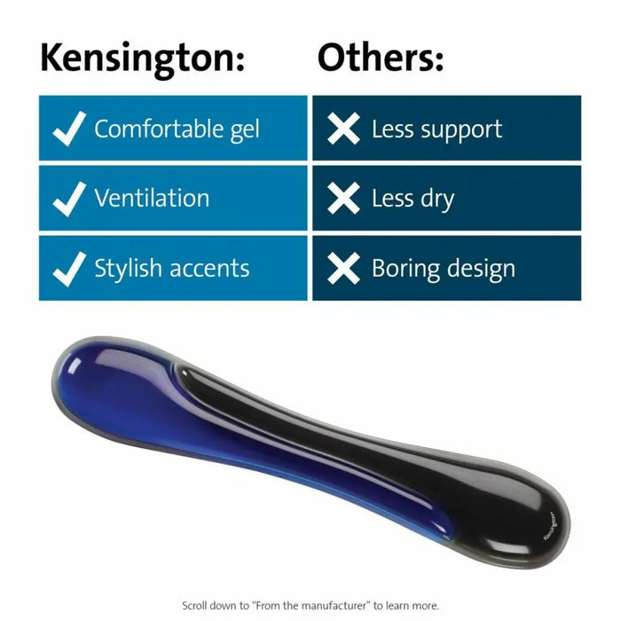Wrist rest Kensington Duo Grey - Електроника Периферни и резервни части<<<Компютри| Електроника<<<BigBuy&&&Мишки &